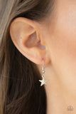 Paparazzi "Stellar Stardom" Silver Necklace & Earring Set Paparazzi Jewelry