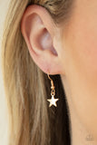 Paparazzi "Stellar Stardom" Gold Necklace & Earring Set Paparazzi Jewelry