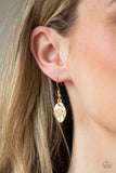 Paparazzi "Rustic Smolder" Gold Necklace & Earring Set Paparazzi Jewelry