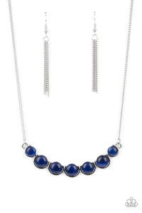 Paparazzi "Serenely Scalloped" Blue Necklace & Earring Set Paparazzi Jewelry