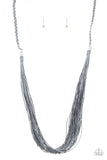 Paparazzi "Homespun Artisan" Silver Necklace & Earring Set Paparazzi Jewelry