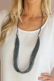 Paparazzi "Homespun Artisan" Silver Necklace & Earring Set Paparazzi Jewelry