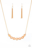 Paparazzi "Serenely Scalloped" Gold Necklace & Earring Set Paparazzi Jewelry