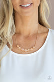 Paparazzi "Serenely Scalloped" Gold Necklace & Earring Set Paparazzi Jewelry