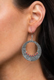 Paparazzi "Adobe Dusk" Red Earrings Paparazzi Jewelry