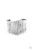 Paparazzi "Hot Wired Wonder" Silver Bracelet Paparazzi Jewelry