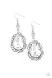 Paparazzi "Royal Recognition" White Earrings Paparazzi Jewelry