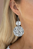 Paparazzi "Metro Metalhead" Silver Earrings Paparazzi Jewelry