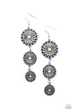 Paparazzi "Festively Floral" Yellow Earrings Paparazzi Jewelry