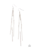 Paparazzi "Dainty Dynamism" White Earrings Paparazzi Jewelry