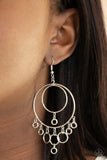 Paparazzi "Roundabout Radiance" Silver Earrings Paparazzi Jewelry