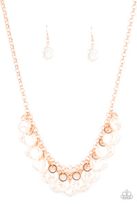 Paparazzi "BEACHfront And Center" Copper Necklace & Earring Set Paparazzi Jewelry