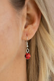 Paparazzi "Extra Elemental" Red Necklace & Earring Set Paparazzi Jewelry