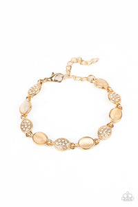 Paparazzi "Stop And Glow" Gold Bracelet Paparazzi Jewelry