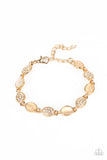 Paparazzi "Stop And Glow" Gold Bracelet Paparazzi Jewelry