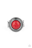 Paparazzi "Evolutionary Essence" Red Ring Paparazzi Jewelry