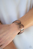 Paparazzi "Going, Going, GONG!" Copper Bracelet Paparazzi Jewelry