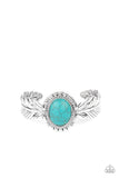 Paparazzi "Western Wings" Blue Bracelet Paparazzi Jewelry