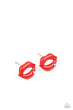 Girl's Starlet Shimmer 10 for 10 359XX Lips Love Heart Post Earrings Paparazzi Jewelry