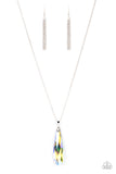 Paparazzi "Rival-Worthy Refinement" Yellow Oil Spill Necklace & Earring Set Paparazzi Jewelry