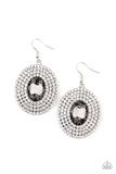Paparazzi "Fierce Field" Silver Earrings Paparazzi Jewelry