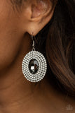 Paparazzi "Fierce Field" Silver Earrings Paparazzi Jewelry
