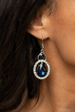 Paparazzi "Double The Drama" Blue Earrings Paparazzi Jewelry