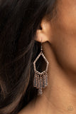 Paparazzi "Museum Find" Copper Earrings Paparazzi Jewelry