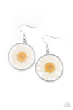 Paparazzi "Forever Florals" White Earrings Paparazzi Jewelry