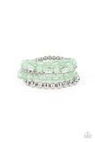 Paparazzi "Delightfully Disco" Green Bracelet Paparazzi Jewelry