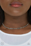 Paparazzi "Space Odyssey" Silver Choker Necklace & Earring Set Paparazzi Jewelry