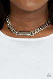 Paparazzi "Urban Royalty" Silver Necklace & Earring Set Paparazzi Jewelry