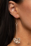 Paparazzi "Opulently Orchid" Rose Gold Earrings Paparazzi Jewelry