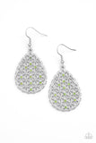 Paparazzi "Glorious Gardens" Green Earrings Paparazzi Jewelry