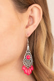 Paparazzi "Fruity Tropics" Pink Earrings Paparazzi Jewelry