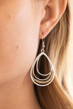 Paparazzi "Outrageously Opulent" Brown Earrings Paparazzi Jewelry