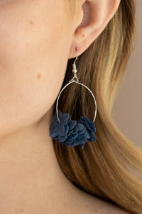 Paparazzi "Flirty Florets" Blue Earrings Paparazzi Jewelry