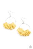 Paparazzi "Flirty Florets" Yellow Earrings Paparazzi Jewelry