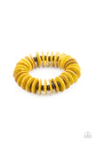 Paparazzi "Caribbean Reefs" Yellow Bracelet Paparazzi Jewelry