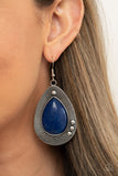 Paparazzi "Western Fantasy" Blue Earrings Paparazzi Jewelry