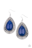 Paparazzi "Western Fantasy" Blue Earrings Paparazzi Jewelry