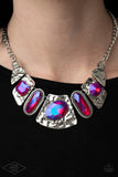 Paparazzi "Futuristic Fashionista" Pink Necklace & Earring Set Paparazzi Jewelry