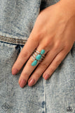 Paparazzi "Extra Eco" FASHION FIX Blue Ring Paparazzi Jewelry