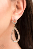 Paparazzi "Regal Revival" FASHION FIX Gold Post Earrings Paparazzi Jewelry