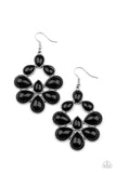 Paparazzi "In Crowd Couture" Black Earrings Paparazzi Jewelry