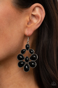 Paparazzi "In Crowd Couture" Black Earrings Paparazzi Jewelry