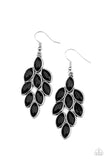 Paparazzi "Flamboyant Foliage" Black Earrings Paparazzi Jewelry