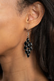 Paparazzi "Flamboyant Foliage" Black Earrings Paparazzi Jewelry