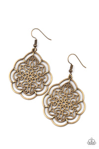 Paparazzi "Tour De Taj Mahal" Brass Earrings Paparazzi Jewelry