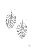 Paparazzi "Palm Lagoon" Silver Earrings Paparazzi Jewelry